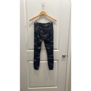Athleta Leggings Womens XS Black Camo High Rise Zipper Pockets Yoga Athletic Gym